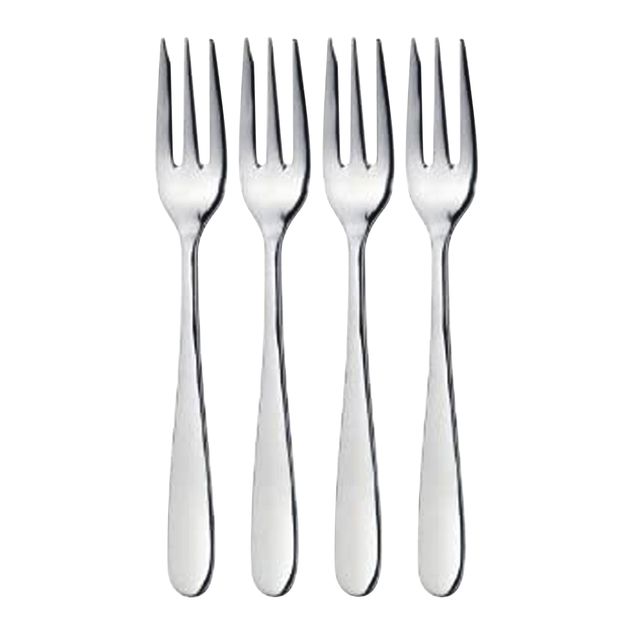 Quantore - Fourchette à pâtisserie inox 139mm | 12 pièces