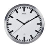 MAUL - Horloge murale RC Ø305x45mm cadre en aluminium blanc incl. batterie