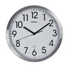Maul - Horloge murale Move RC Ø305x45mm cadre en aluminium blanc incl. batterie