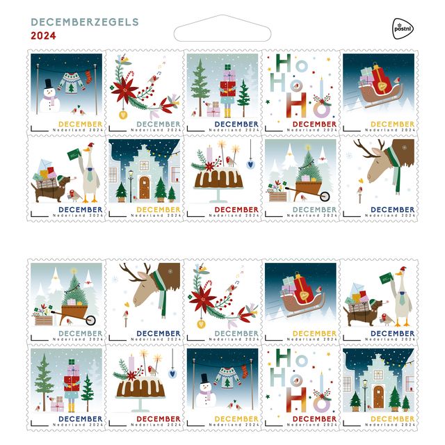 Postzegels -  Decemberzegel nederland 2025