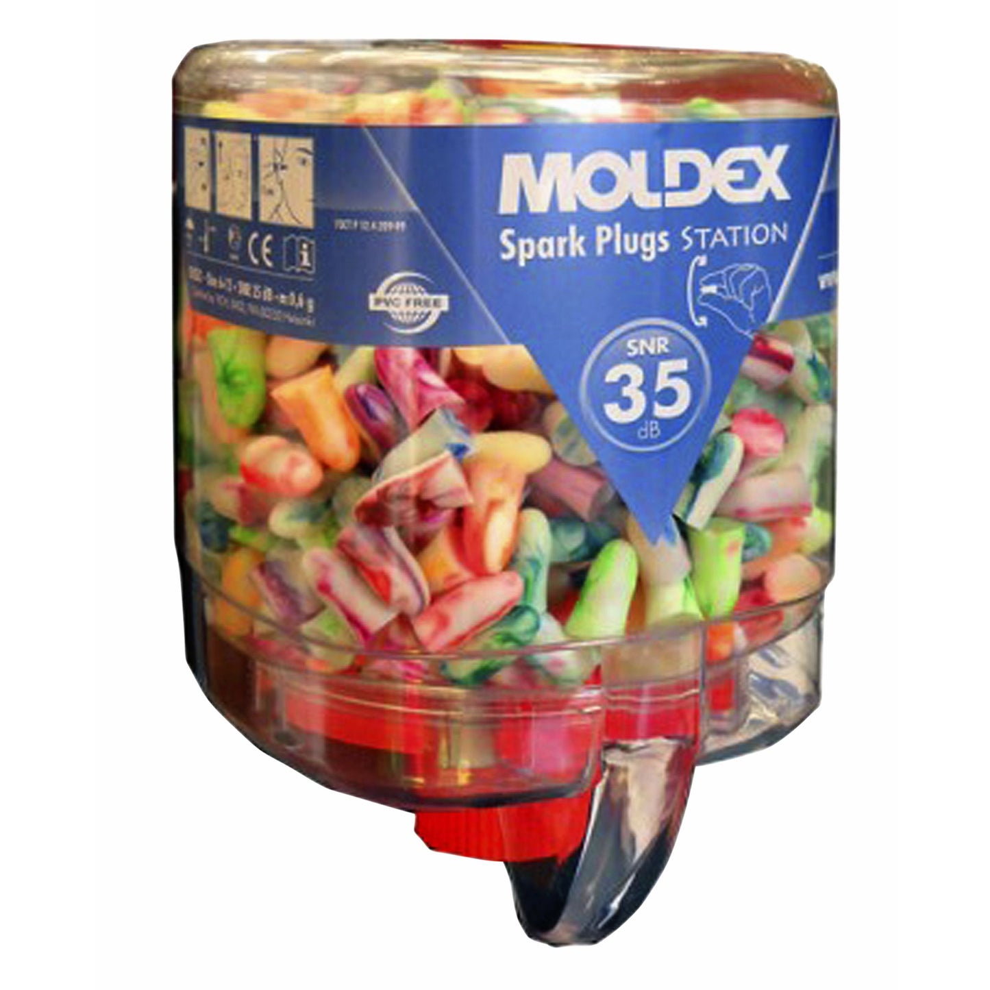 Moldex -  Oordoppen  spark plugs soft 250 paar assorti