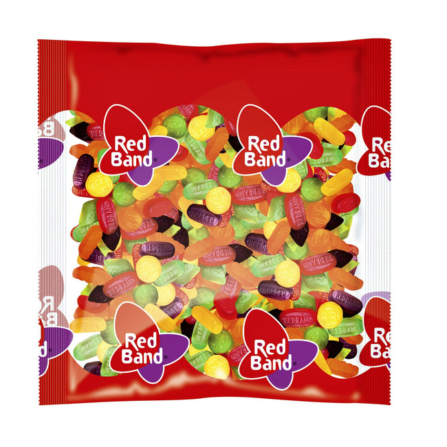 Red Band -  Drop redband winegum assortie 1kg