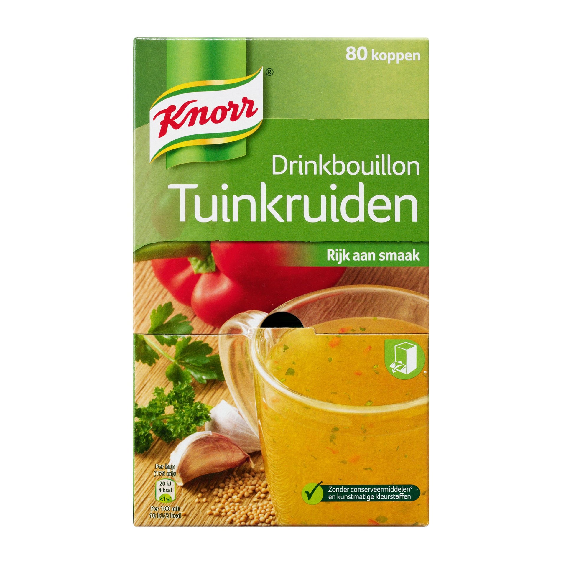 Knorr - Bouillon à boire aux herbes du jardin 80 pièces
