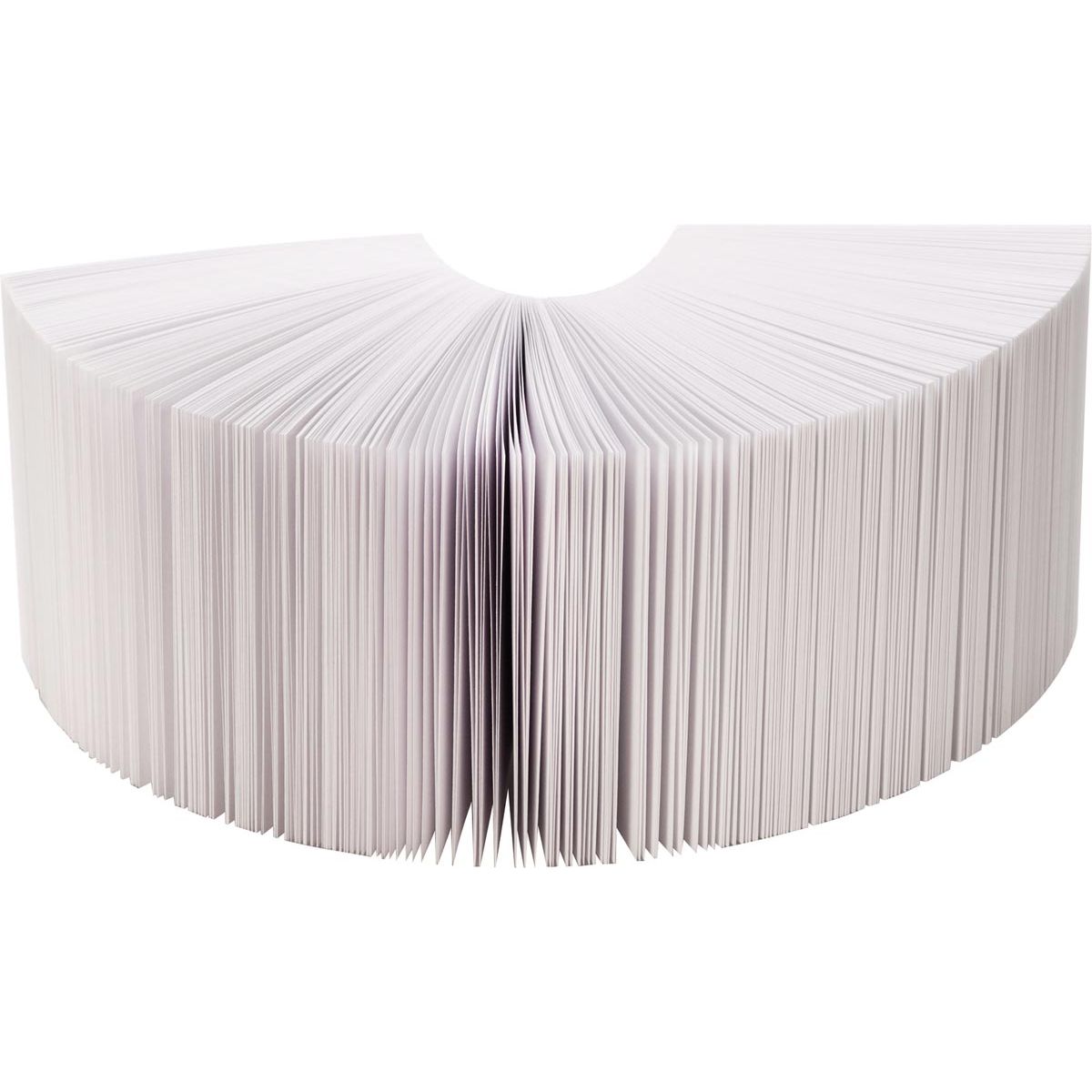 Folia - Notizen, ft 90 x 90 mm, geklebt, weiß, Block mit 700 Blatt