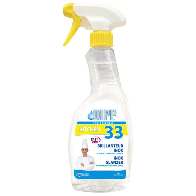 DIPP - Spray Glanzer Dipp en acier inoxydable en acier inoxydable | 6 pièces