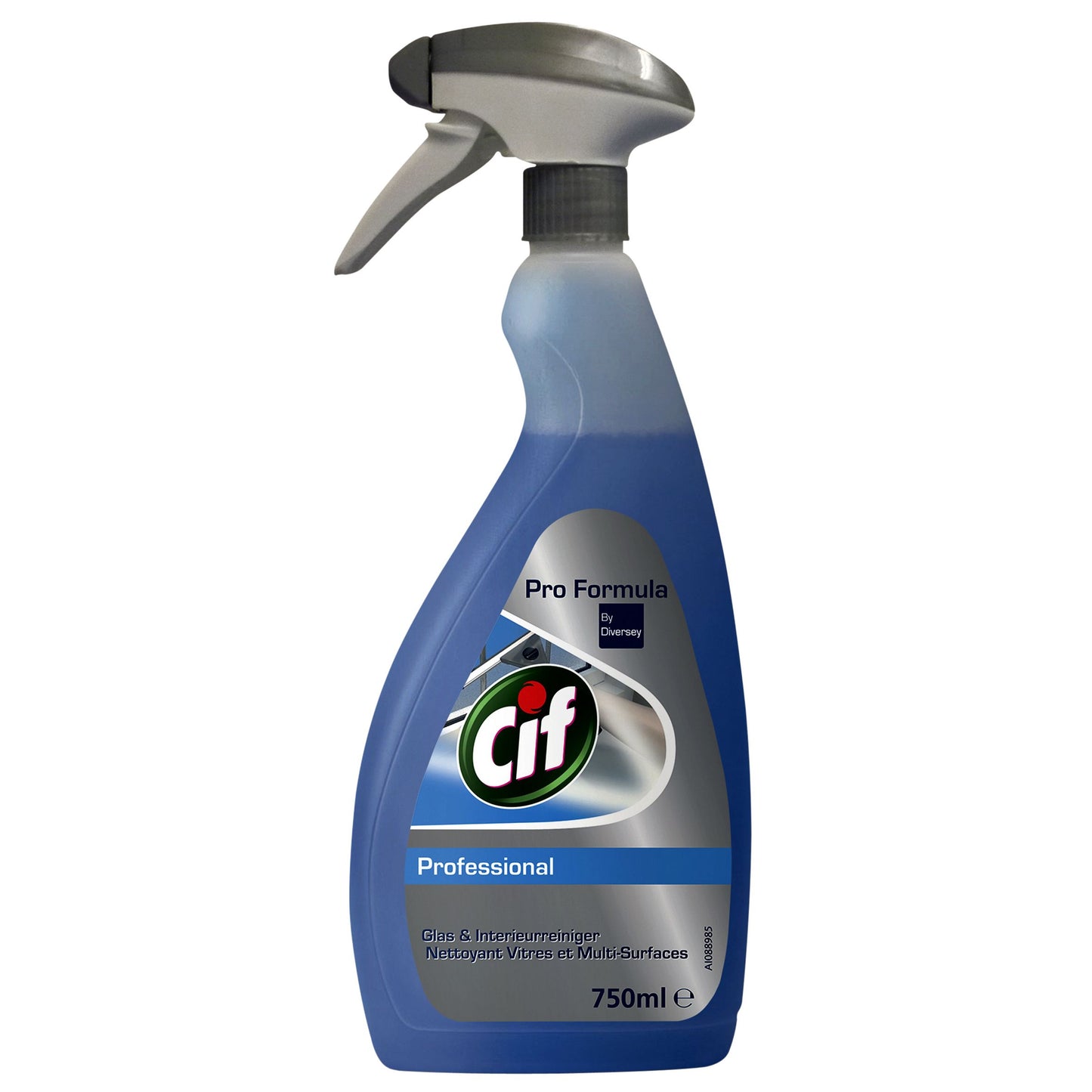 Cif -  Glas- en interieurreiniger professional spray 750ml | 6 stuks