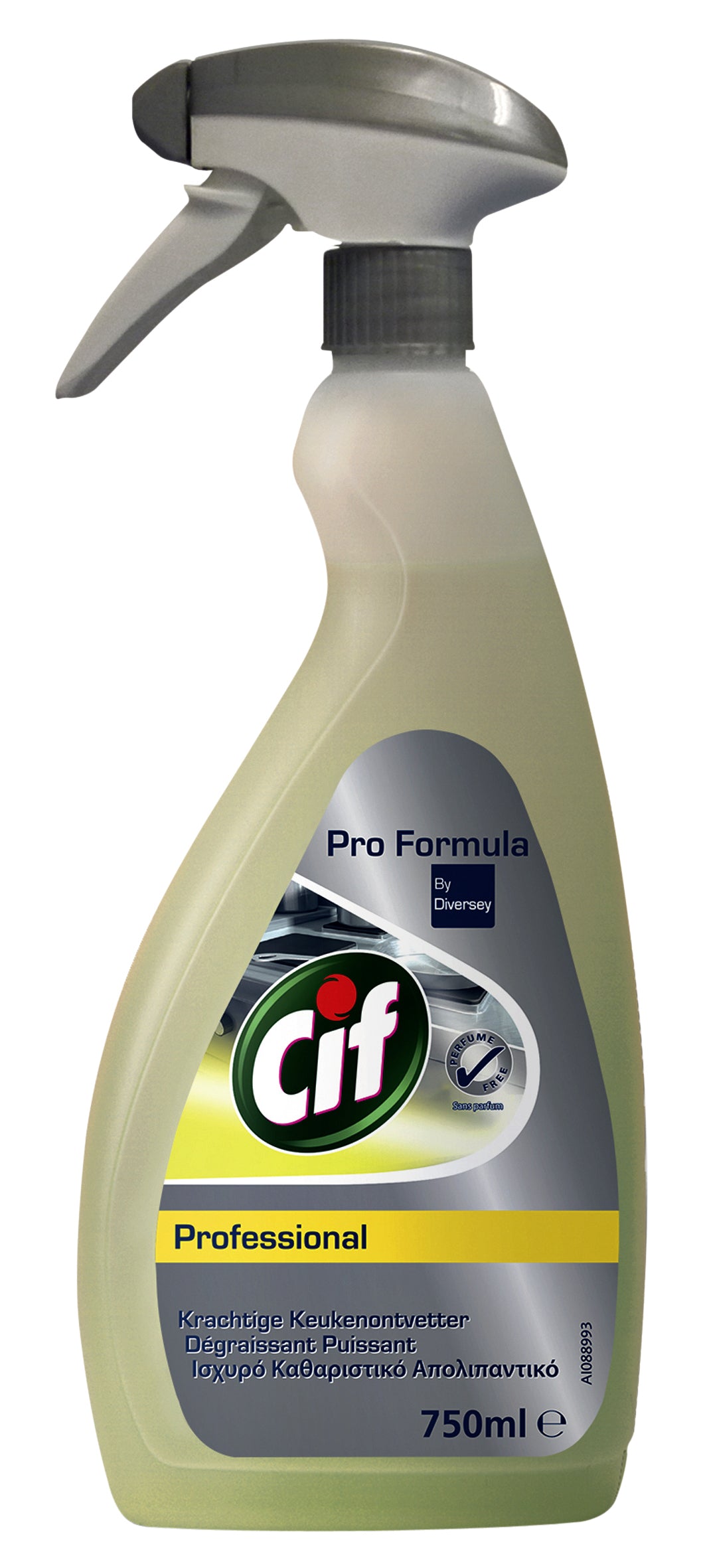 Cif -  Keukenontvetter  professional spray 750ml | 6 stuks