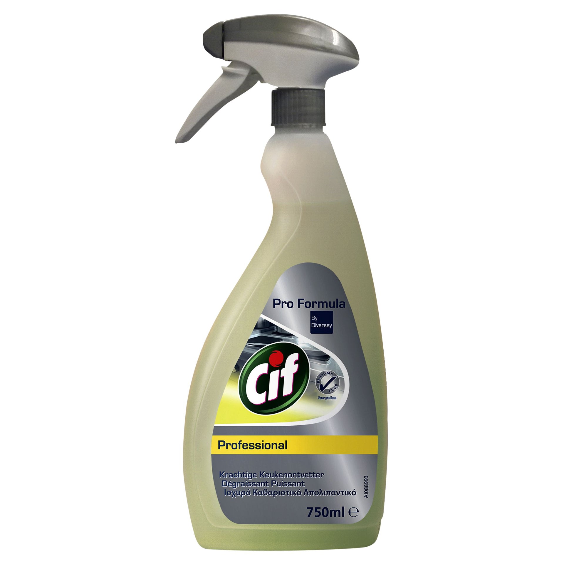 Cif - Dégraissant Cuisine Spray Professionnel 750ml | 6 pièces