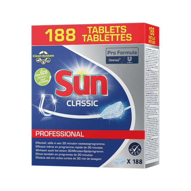 Sun - Geschirrspültabs Pro Formula Classic 188 Stück