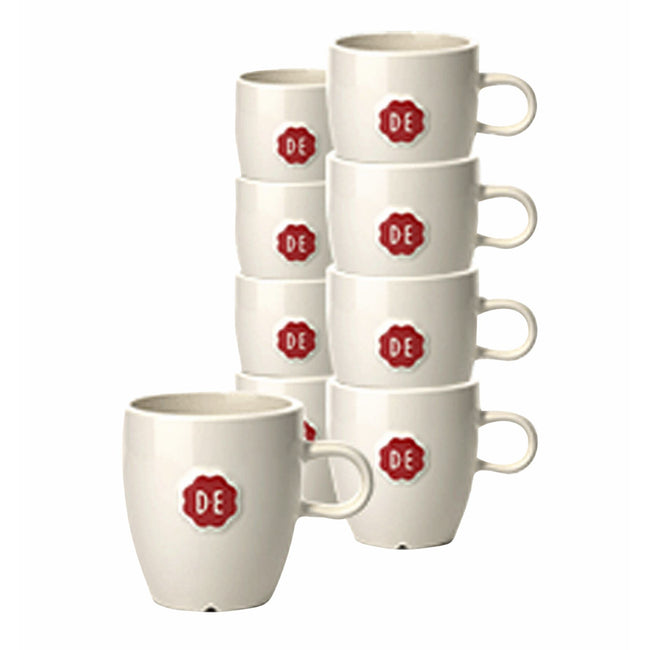 Douwe Egberts - Tasse à expresso 70ml blanc 12 pièces