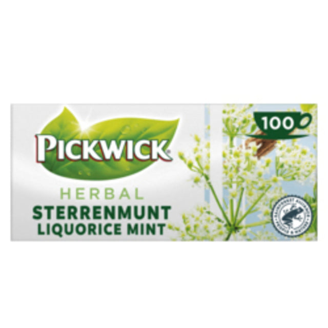 Pickwick -  Thee  sterrenmunt 100x2gr met envelop | 6 stuks