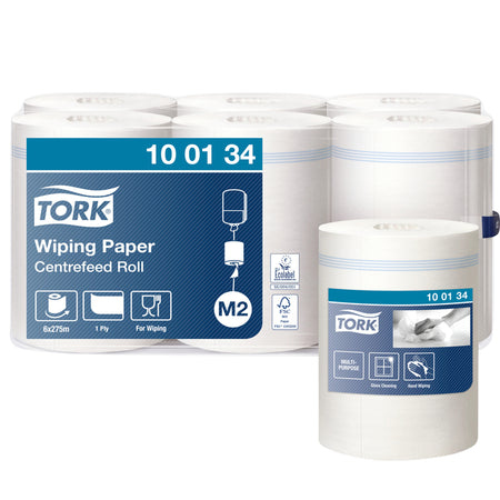 Tork -  Poetspapier m2 advanced 1laags 275m wit
