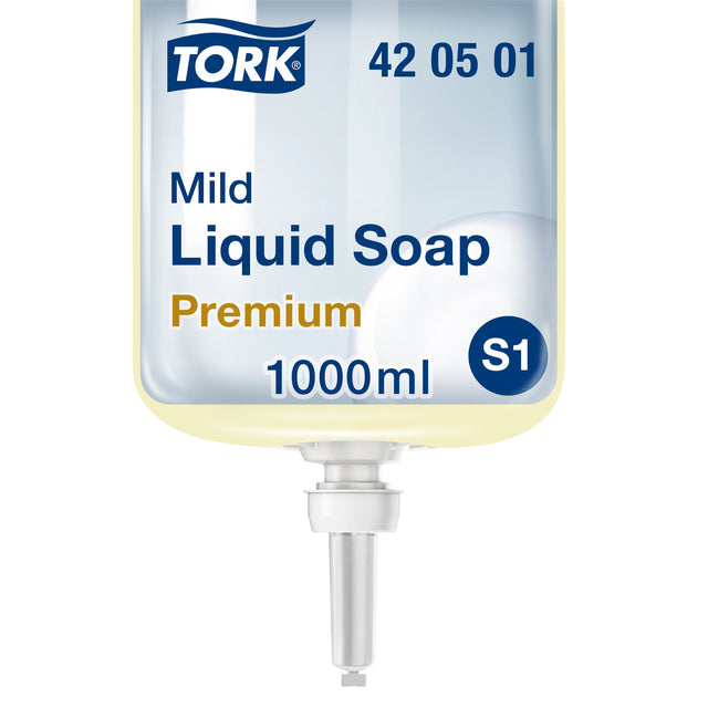 Tork -  Handzeep S1 vloeibaar 1000ml mild 420501 | 6 stuks
