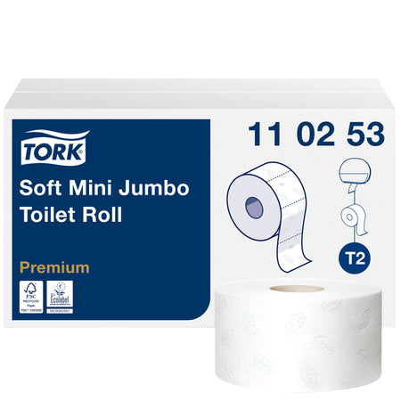 Tork -  Toiletpapier t2 premium jumbo klein 2laags