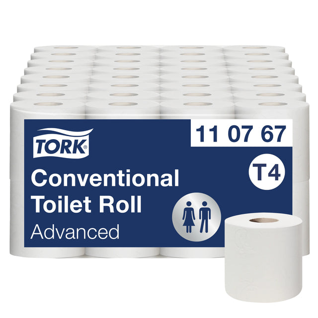 Tork - Papier toilette T4 Advanced 2 épaisseurs 250 feuilles blanc 110767