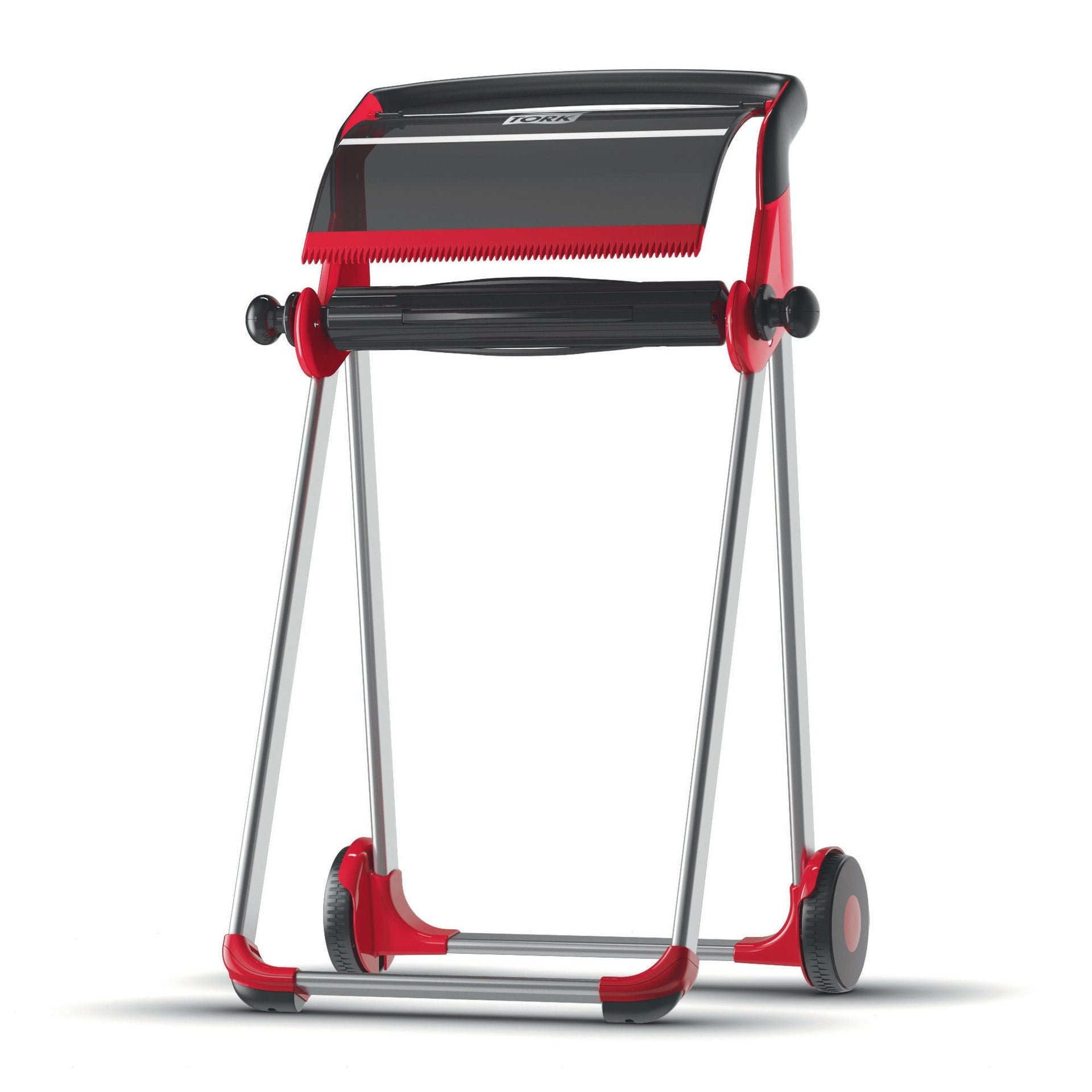 Tork - Distributeur de papier nettoyant W1 Performance sur pied rouge 652008