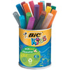 Bic Kids - Feutre Enfant Visacolor XL Ecolutions 18 feutres dans un pot métal