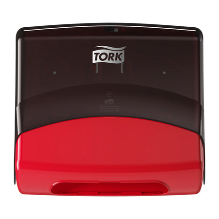 Tork - Distributeur de chiffons de nettoyage W4 Performance plié rouge 654008