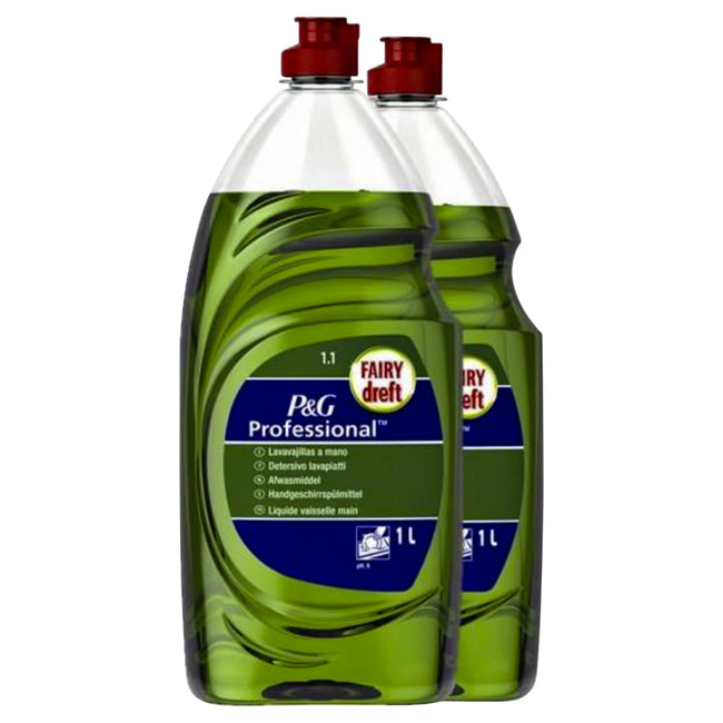 Dreft - Liquide vaisselle professionnel 2 x 1 litre | 4 pièces