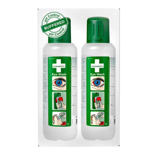 Cederroth - Douche oculaire 500ml 2 pièces