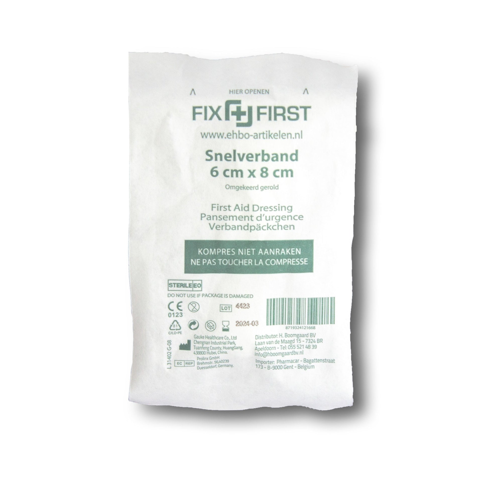 FixFirst -  Snelverband  gerold 6x8cm