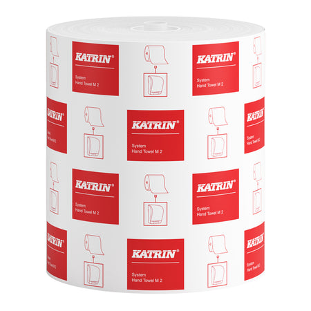 Katrin - Système de rouleau de serviettes rouleau moyen 2 couches 160m blanc 460102