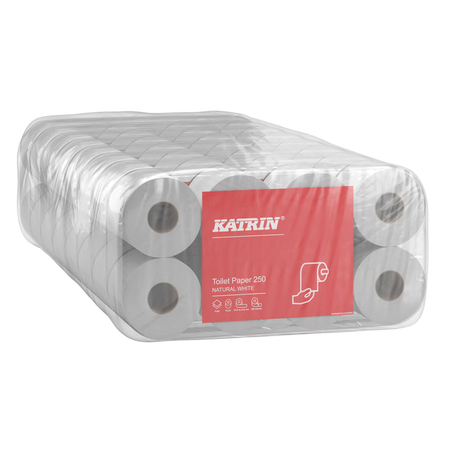 Katrin - Papier toilette 2 couches 250 feuilles naturel