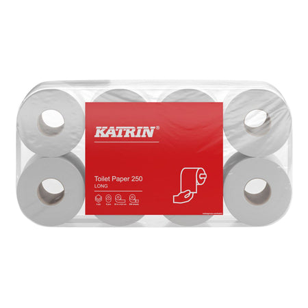 Katrin - Papier toilette 3 couches 250 feuilles blanc 104872