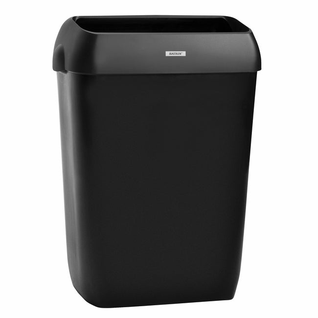 Katrin - Poubelle insert ouvert 50 litres noir 92285 | 2 pièces