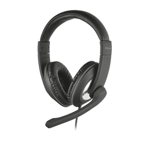 Trust - Ensemble maison Qoby 4-en-1 avec webcam, casque, clavier (azerty) et souris