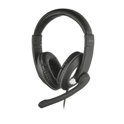 Trust - Ensemble maison Qoby 4-en-1 avec webcam, casque, clavier (azerty) et souris