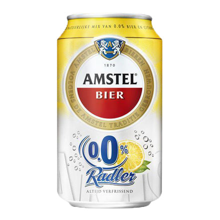 Amstel -  Bier  radler 0.0 blik 330ml