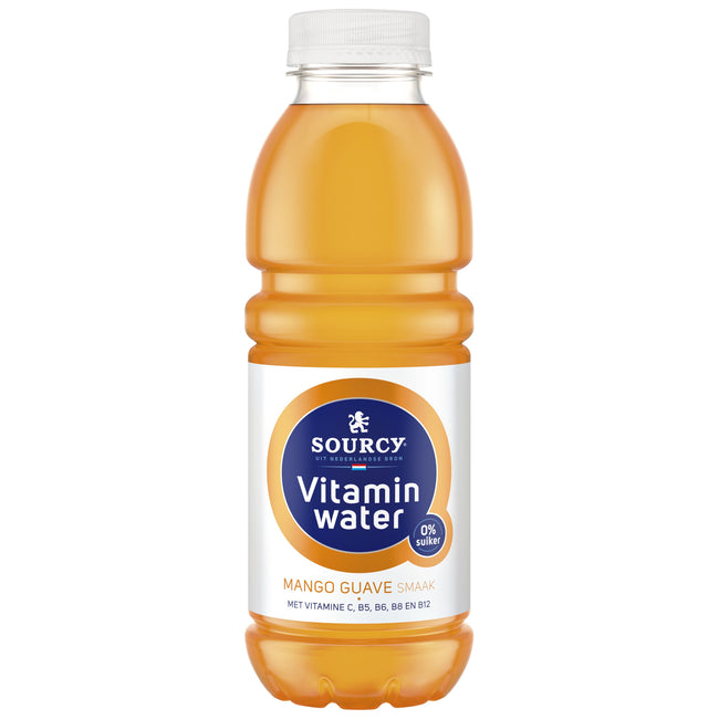 Sourcy -  Water vitamin mango/guave fles 500ml