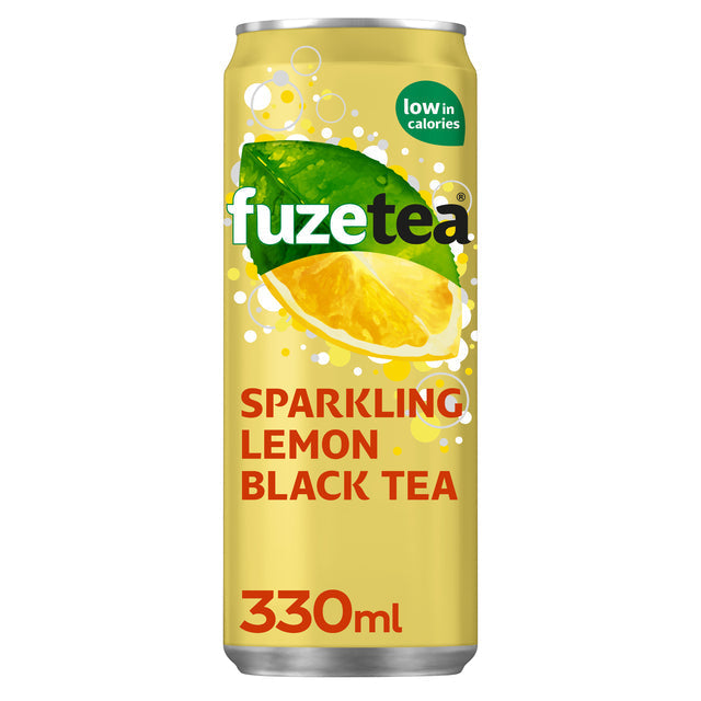 Thé FUZE - Boisson gazeuse thé Fuze Tea noir Piclling citron 330 ml | 24 pièces