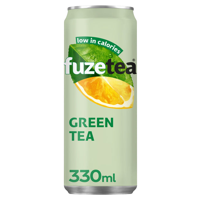 Fuze Tea - Frisdrank fuze tea green blik 330ml | 24 stuks