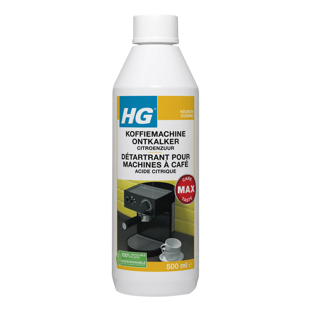 HG -  Ontkalker  voor koffiezeparaten 500ml | 6 stuks