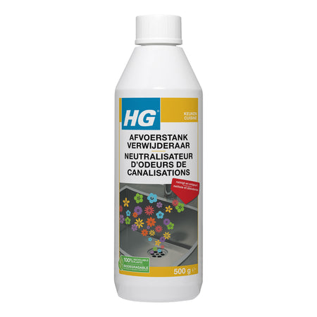 HG - Désodorisant pour canalisations de cuisine 500gr | 6 pièces