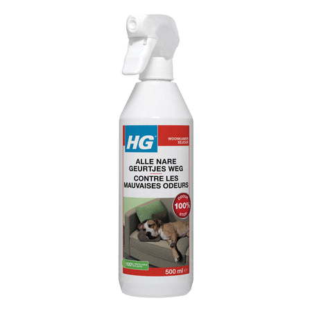 HG - Désodorisant Salon Supprime Toutes Les Mauvaises Odeurs 500ml