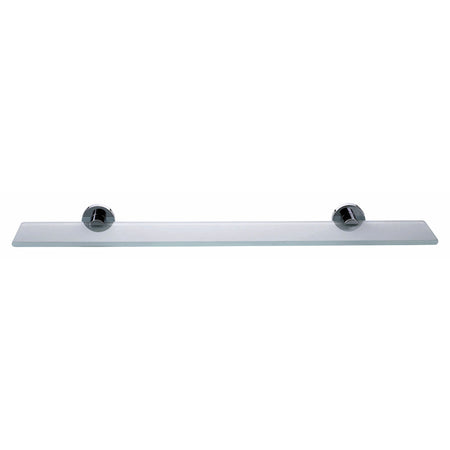 Tesa - Etagère ® Smooz verre métal chromé brillant autocollant