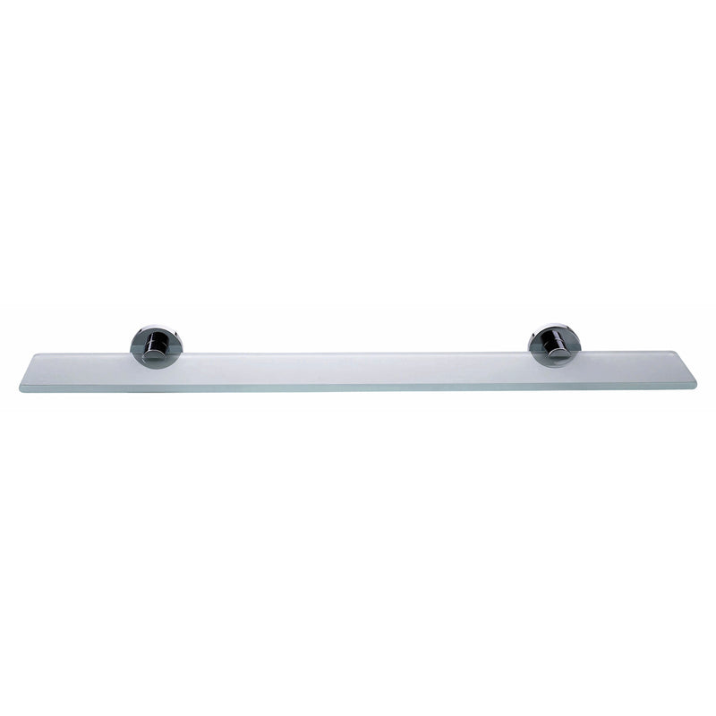 Tesa - Etagère ® Smooz verre métal chromé brillant autocollant
