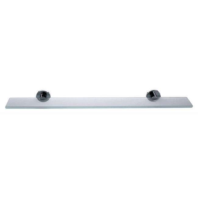 Tesa - Etagère ® Smooz verre métal chromé brillant autocollant