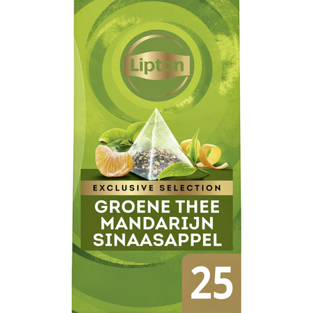 Lipton Tea Company - Tee Exklusiver Grüntee Mandarine 25 Pramidbeutel x 2gr