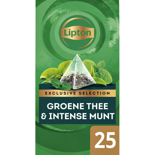 Lipton - Thé Lipton Exclusive Green Tea Mint 25x2gr | 6 pièces