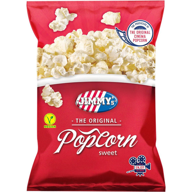 Jimmy's -   Popcorn Classic, zoet, zak van 100 g