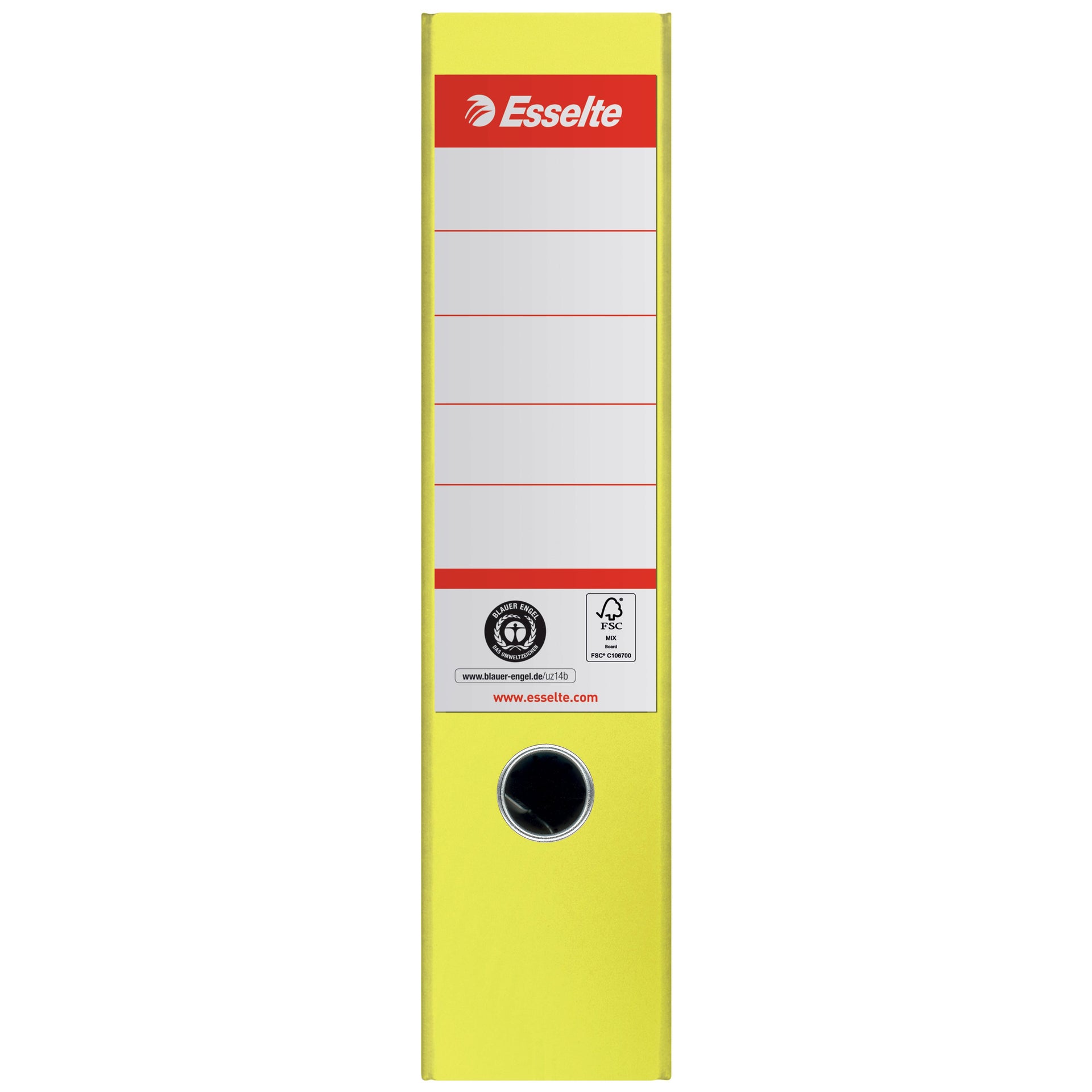 Esselte - Ordner Nr. 1, A4, Rücken 7,5 cm, gelb