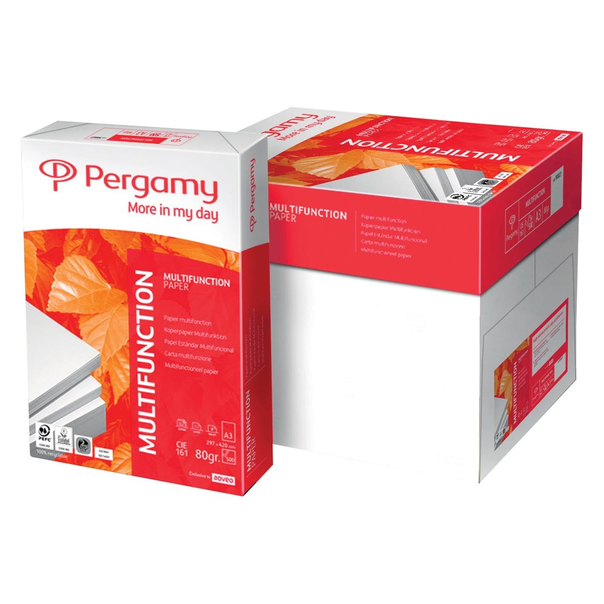 Pergamy - Pergamy Multifunction printpapier ft A4, 80 g, pak van 500 vel