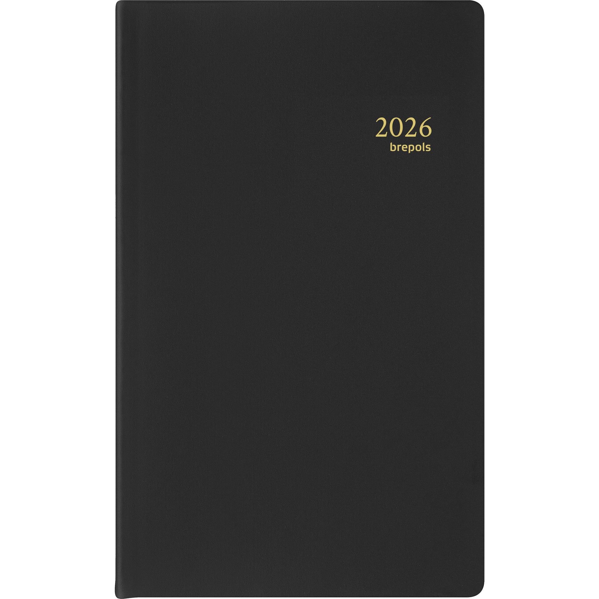 Brepols - Agenda 2026 Breform Seta 1 Tag/1 Seite schwarz