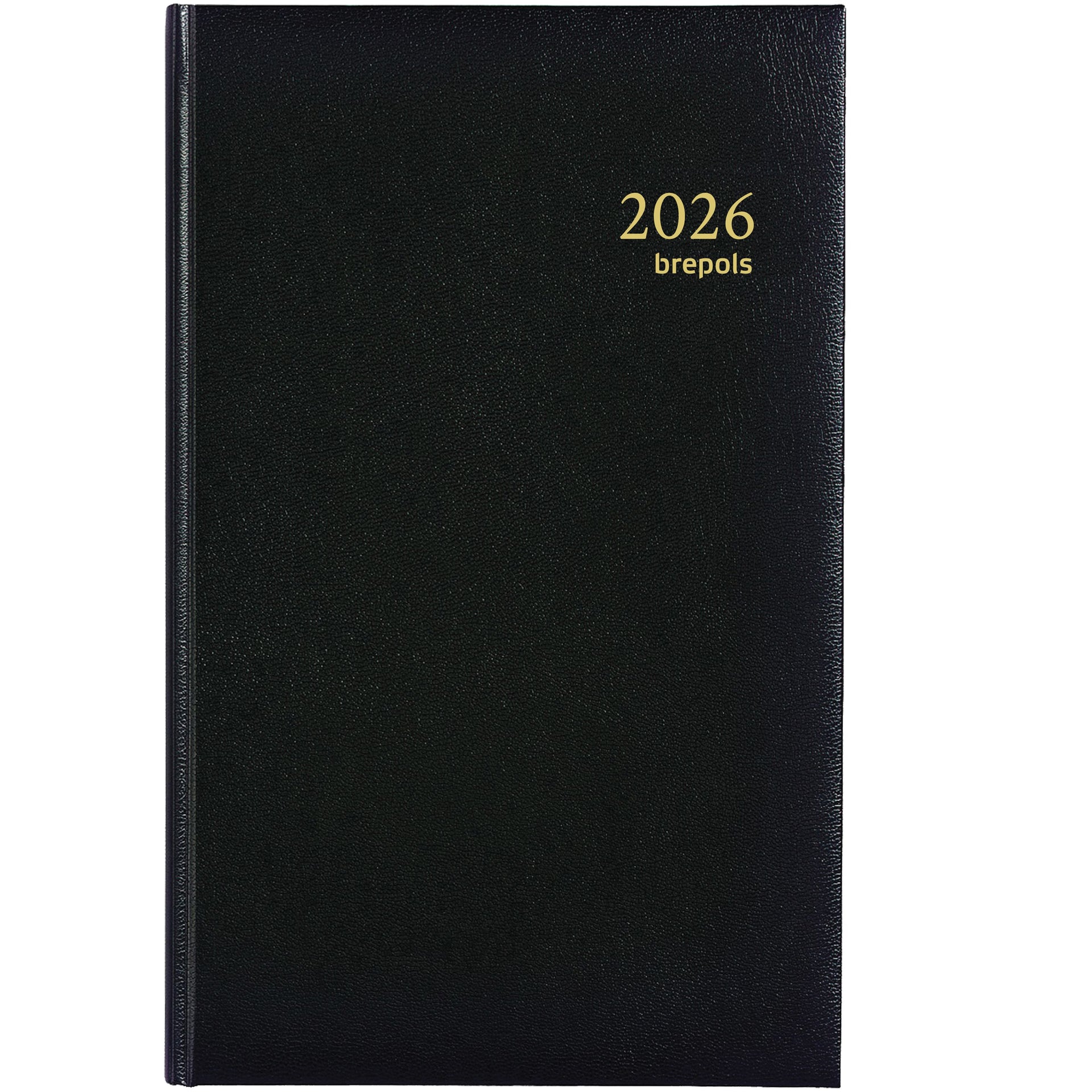 Brepols - Agenda 2026 Brefix Lima 1 Tag/1 Seite schwarz