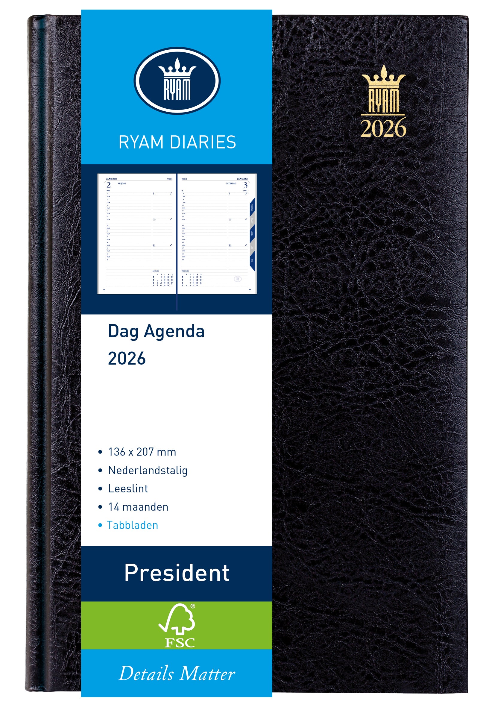 Ryam -  Agenda 2027  president mundior 1dag/1pagina zw