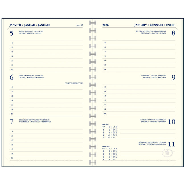 Ryam -  Agendavulling 2026  memoplan 7 7d/2p